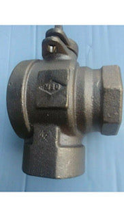 A.Y. McDonald 74604BF 2" Ball Style Angle Lockwing FNPT Valve Curb Stop 5149-426