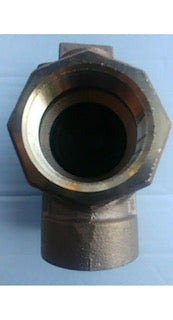 A.Y. McDonald 74604BF 2" Ball Style Angle Lockwing FNPT Valve Curb Stop 5149-426