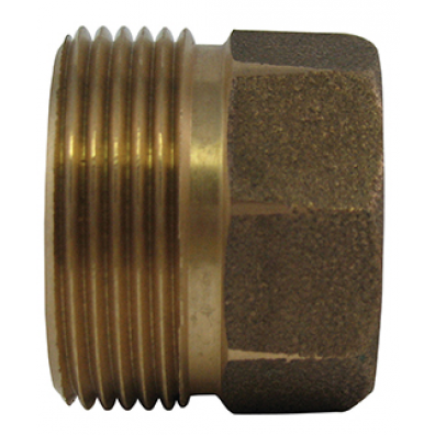 AY McDonald / Ford Meter Box 3/4" x 1" Brass Meter Reducing Adapter Female x Male 5137-098 New
