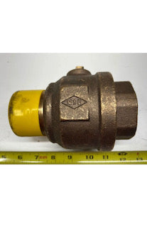 AY McDonald 2" Ball Corp Ball Valve Brass 5139-128 MNPT x FNPT 300PSI 5-7/10"