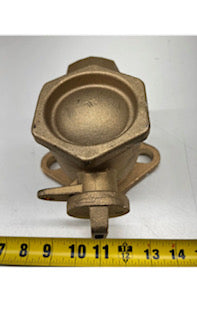 Ford Meter Box 2" Brass Angle Ball Flange Valve FIP x Meter BFA13-777W-NL 300PSI